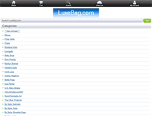 Tablet Screenshot of luxebagandgift.com